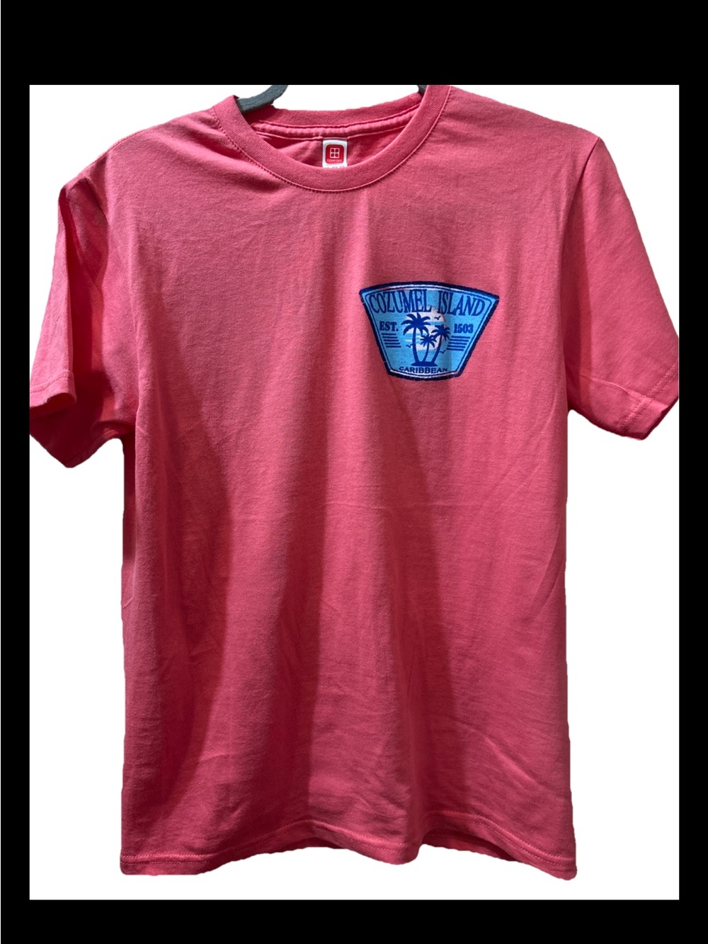 Cozumel Island Pink Graphic T‑Shirt